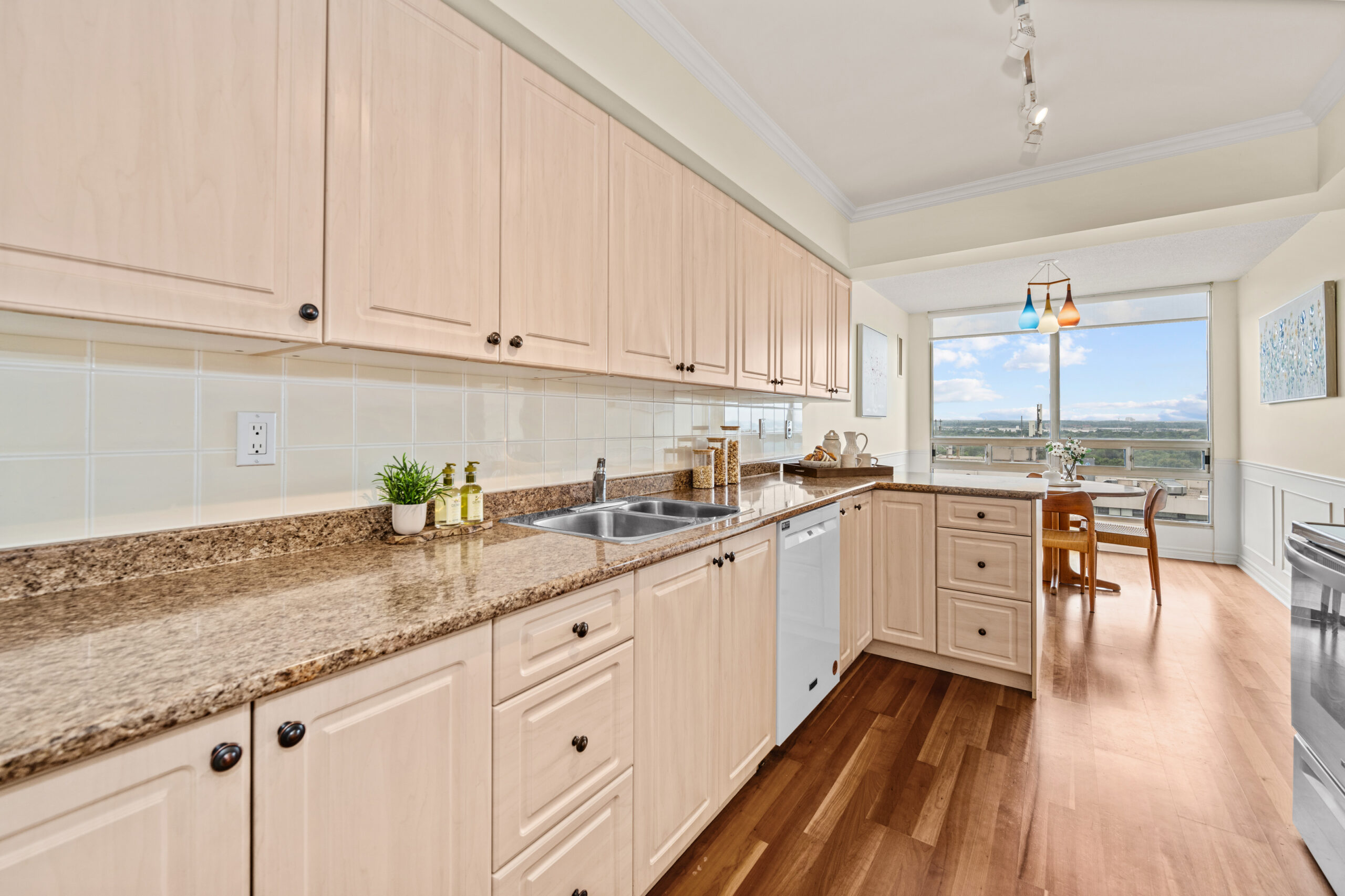 Skyline and Lake Views