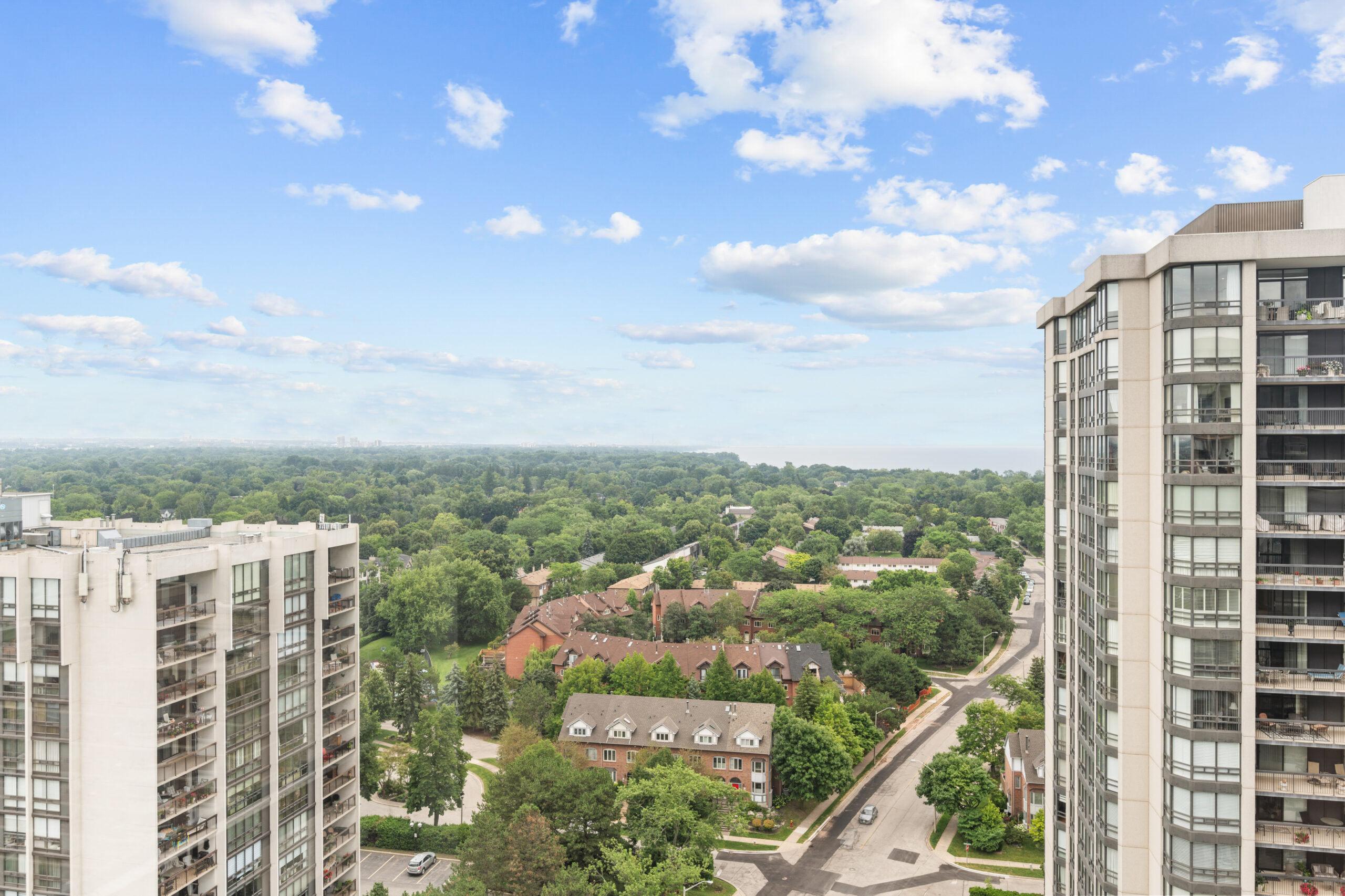 Skyline and Lake Views